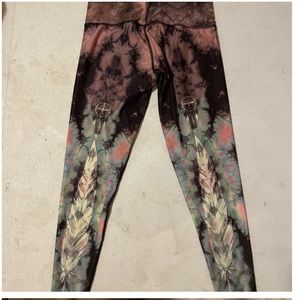 Teeki Eagle Feather Pink Hot Pants Medium